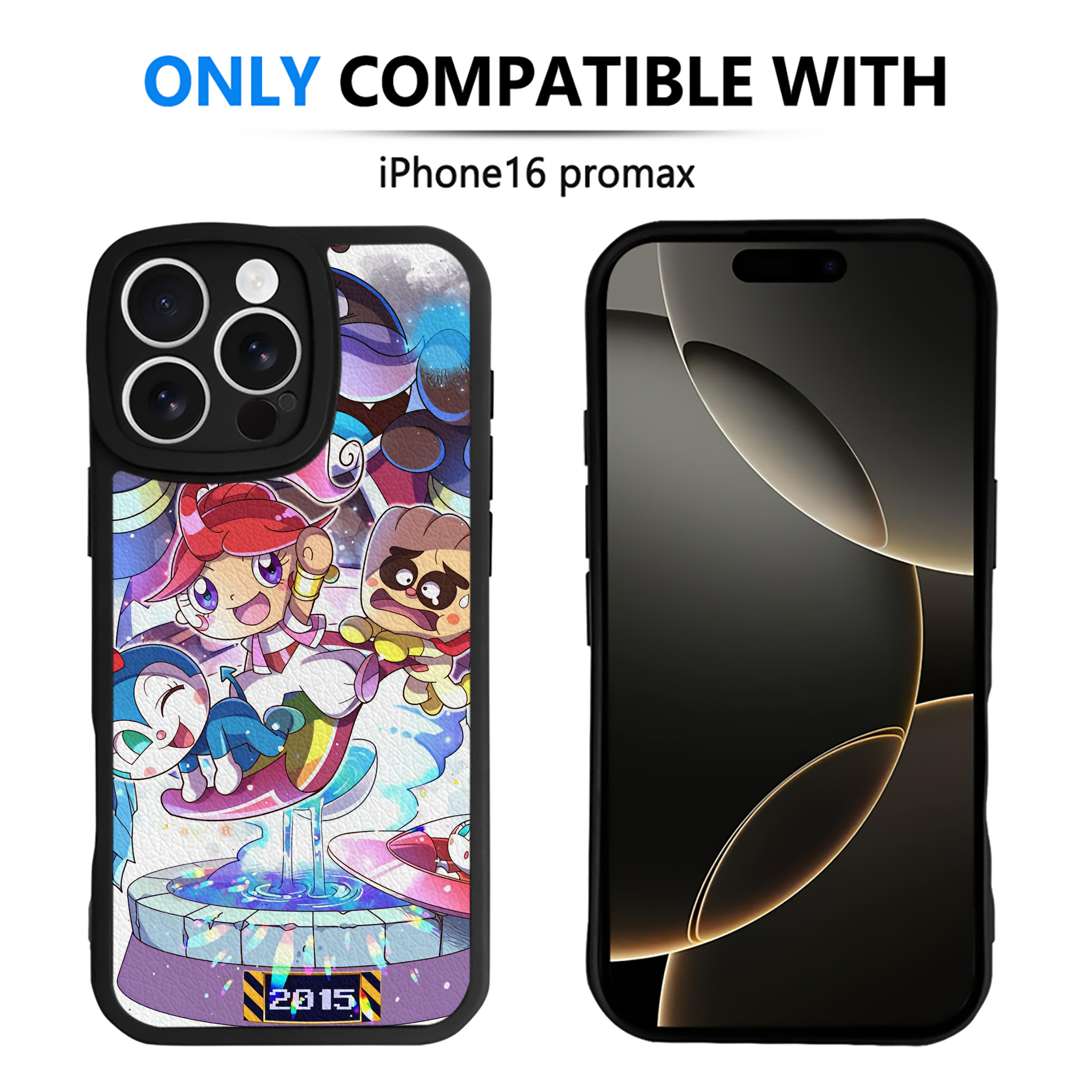 （画像用） アンパンマン Anpanman 【iPhone 16シリーズ対応】シリコンスマホケース（レザー調） 材質：シリコン